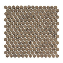 Soulscrafts Recycled Full Body Penny Round Glass Mosaic Tiles